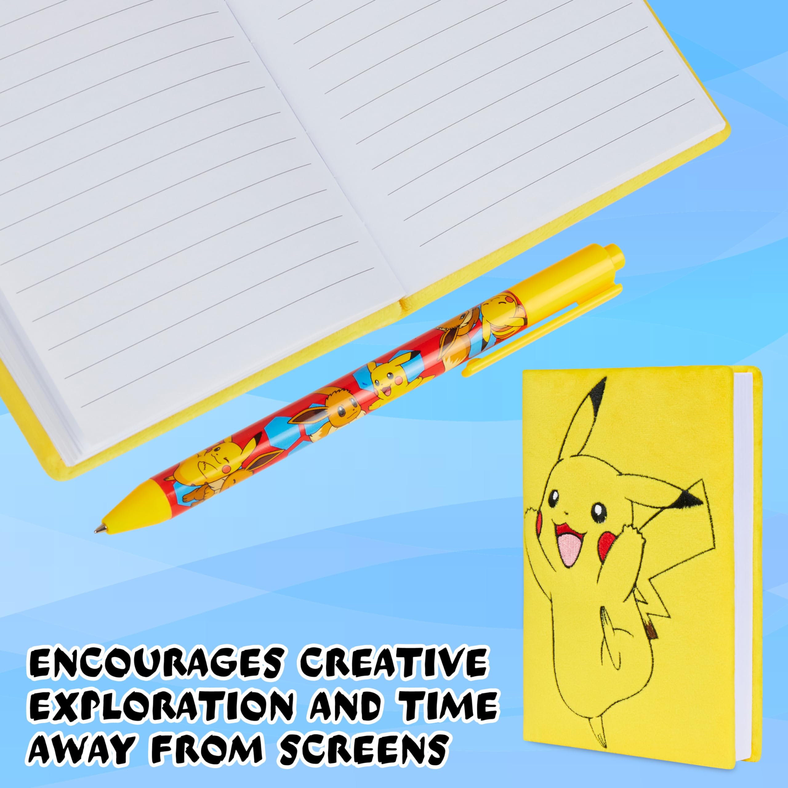 Foto 6 pulgar | Set De Papelería Para Niños Pokémon Con Candado, Cuaderno Y Bolígrafos - Venta Internacional.