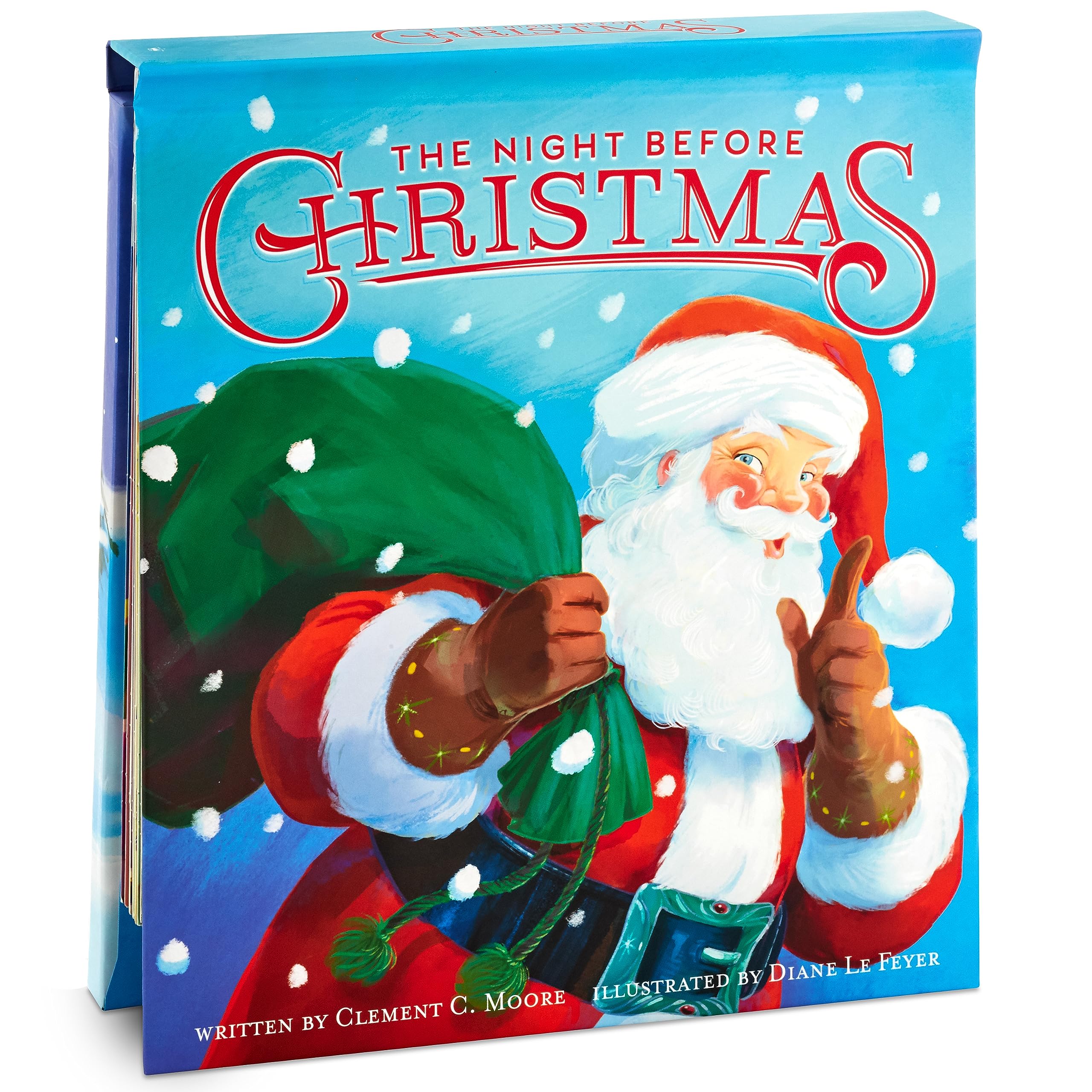 Foto 1 | Libro Desplegable Grabable Con El Sello La Noche Antes De Navidad - Venta Internacional.