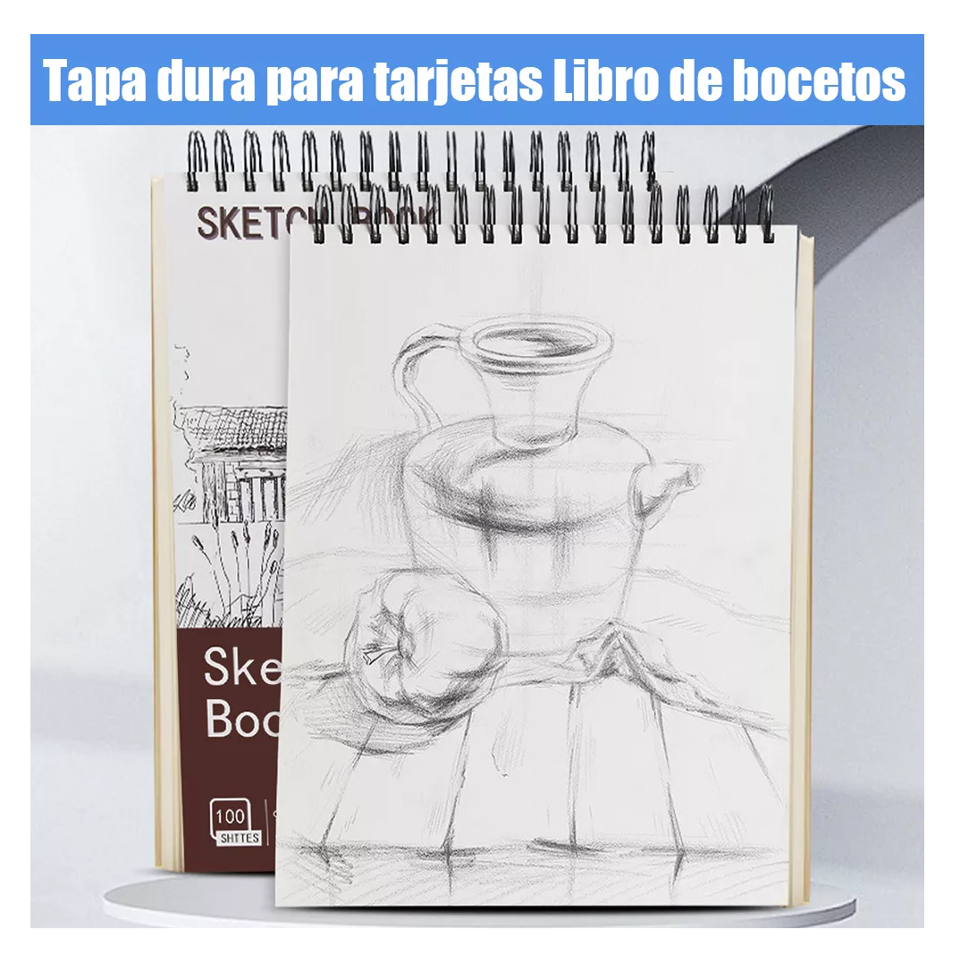 Foto 4 pulgar | Cuaderno A4+ De Boceto Y Dibujo 200 Páginas Blank Sketchbook Terracota