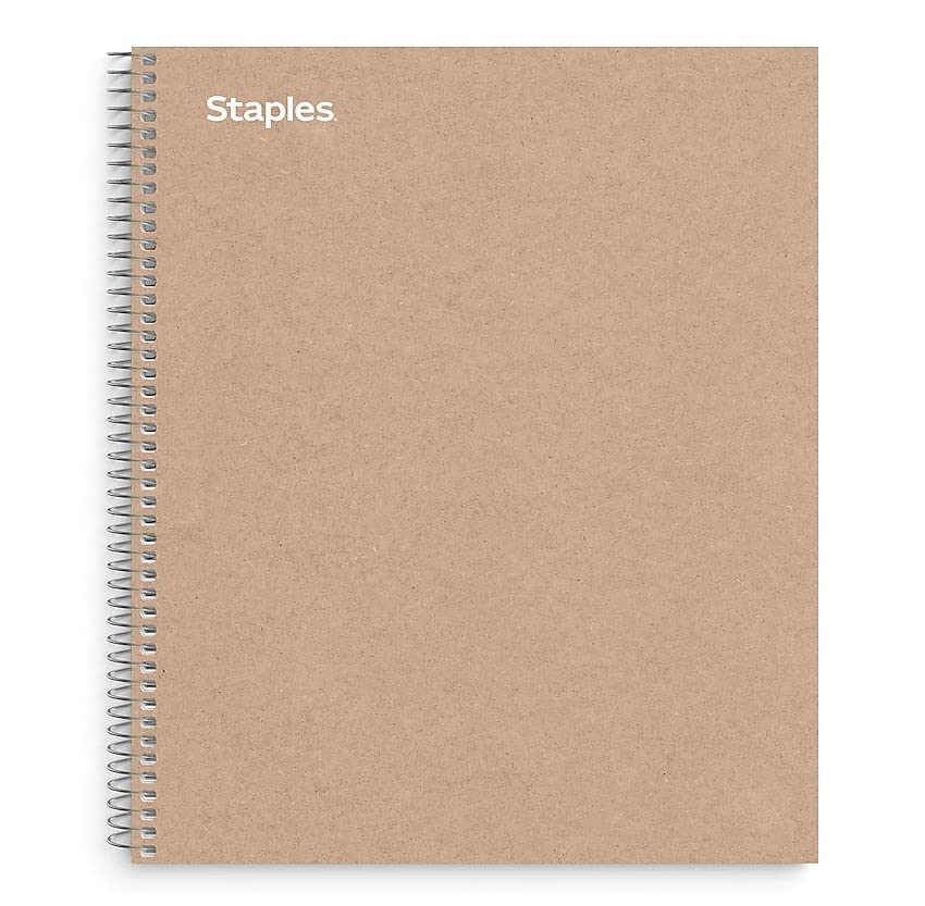 Foto 2 pulgar | Cuaderno Staples 3 Asignaturas - Venta Internacional