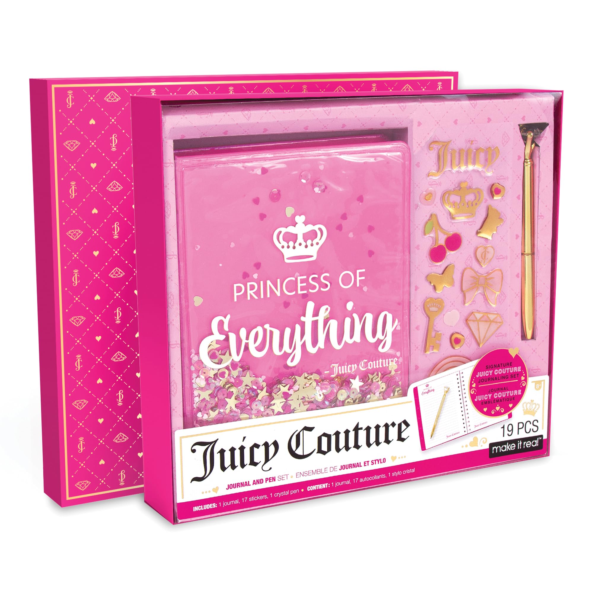 Set De Bolígrafos Make It Real Juicy Couture Princess Pink - Venta Internacional. $598