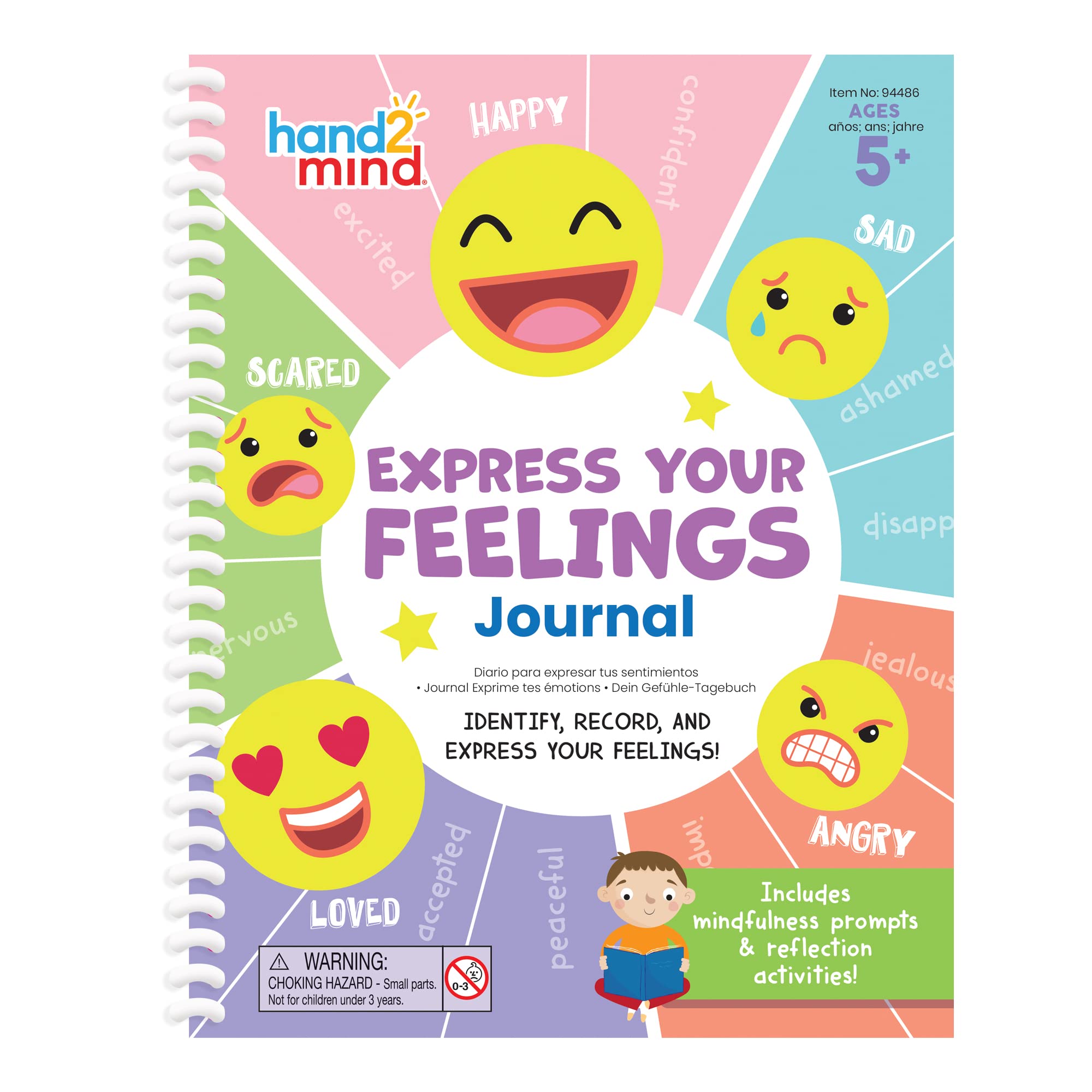 Diario Hand2mind Expresa Tus Sentimientos Por Los Niños Con Una Rueda - Venta Internacional.