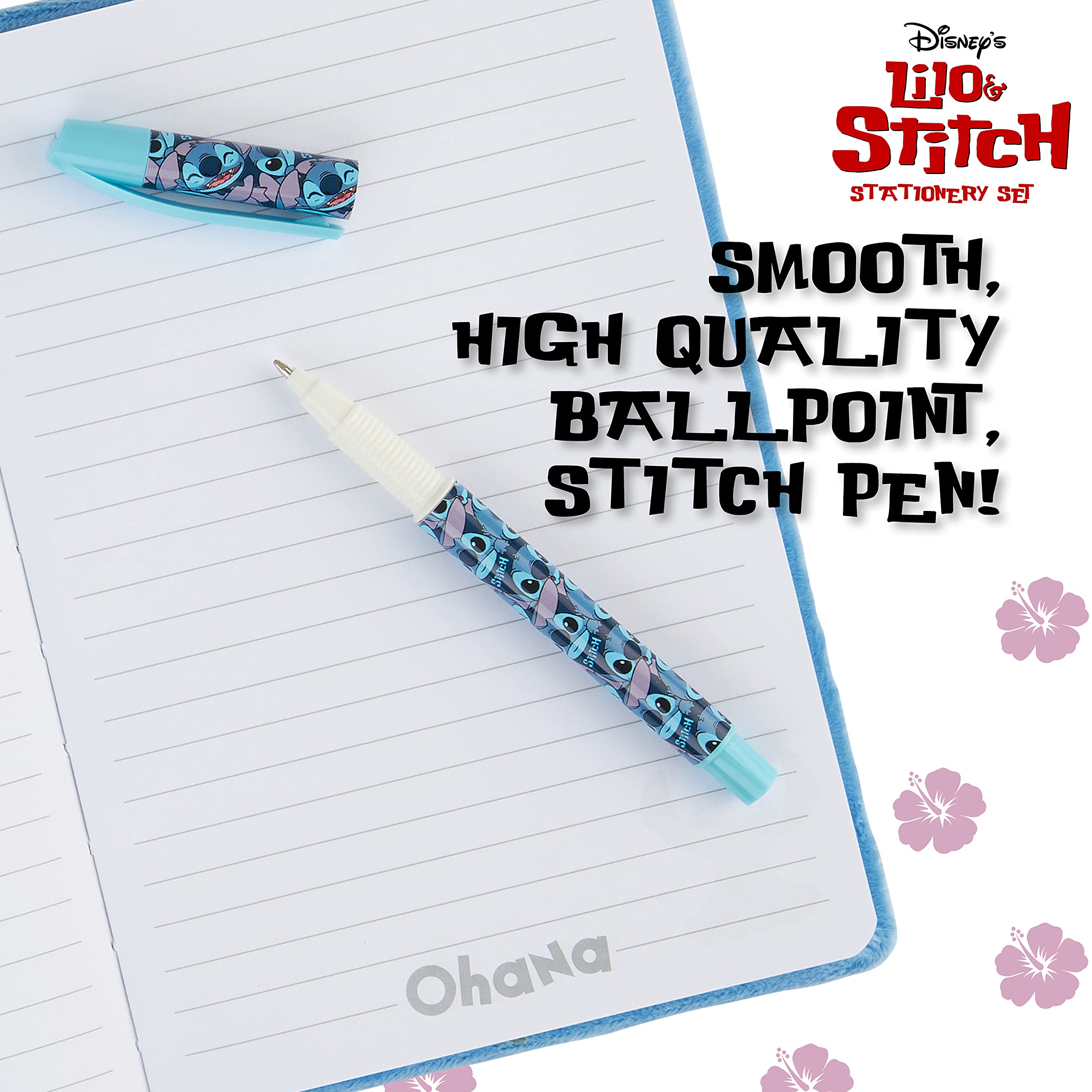 Foto 6 pulgar | Set De Papelería Disney Stitch A5 Con Cuaderno Y Bolígrafo Para Niñas - Venta Internacional.