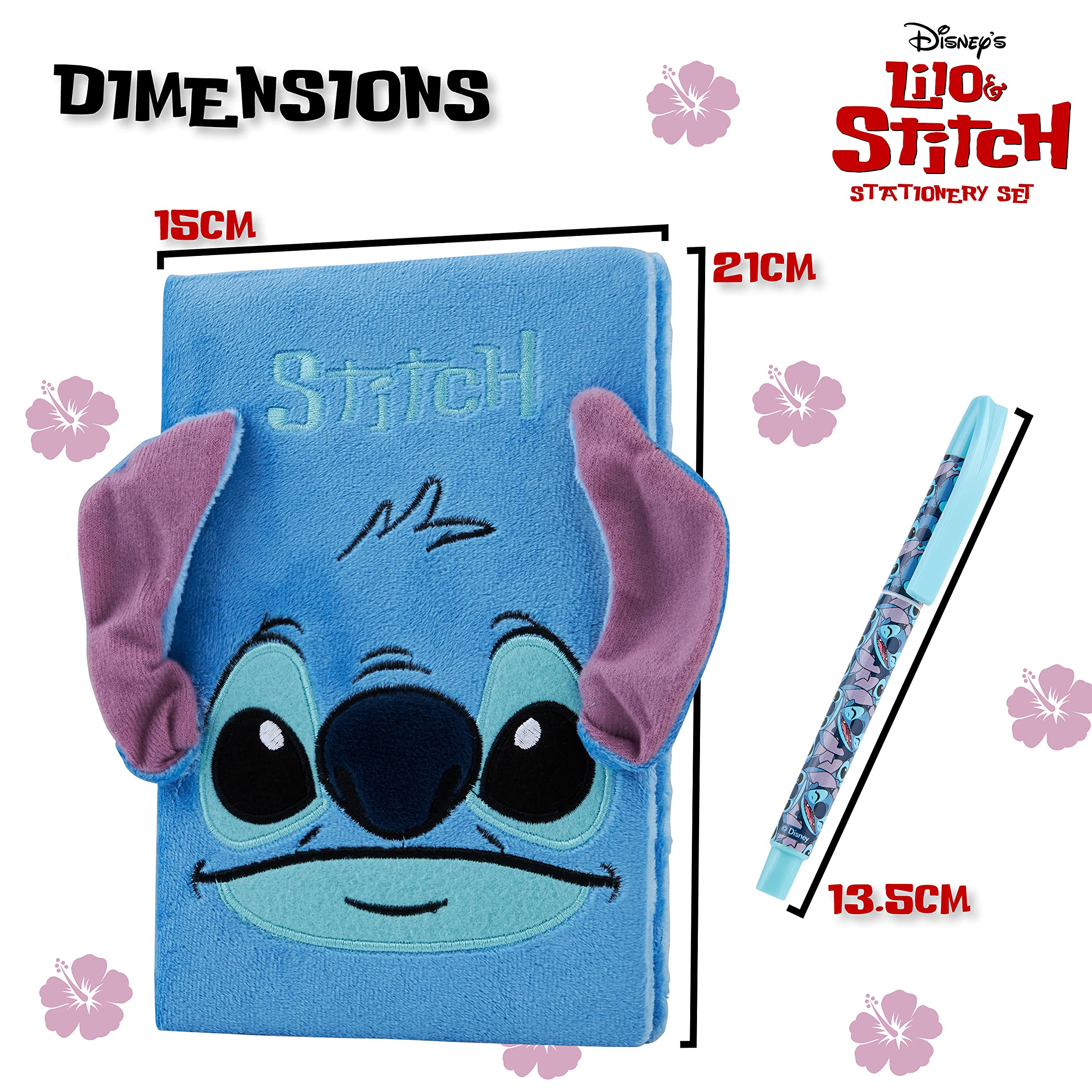 Foto 7 pulgar | Set De Papelería Disney Stitch A5 Con Cuaderno Y Bolígrafo Para Niñas - Venta Internacional.