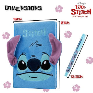 Foto 6 | Set De Papelería Disney Stitch A5 Con Cuaderno Y Bolígrafo Para Niñas - Venta Internacional.