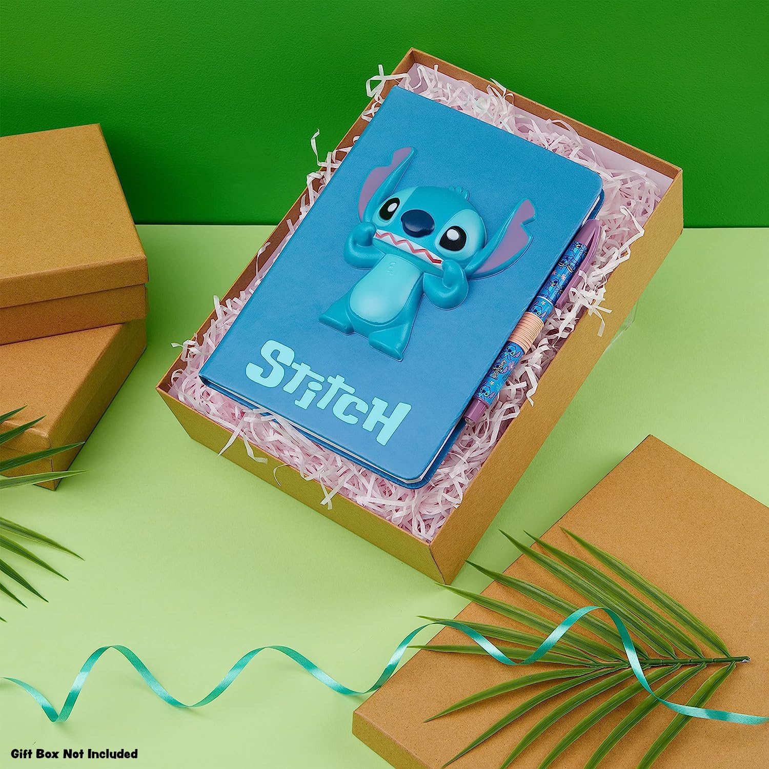 Foto 2 | Set De Papelería Disney Stitch A5 Con Cuaderno Y Bolígrafo Para Niñas - Venta Internacional.