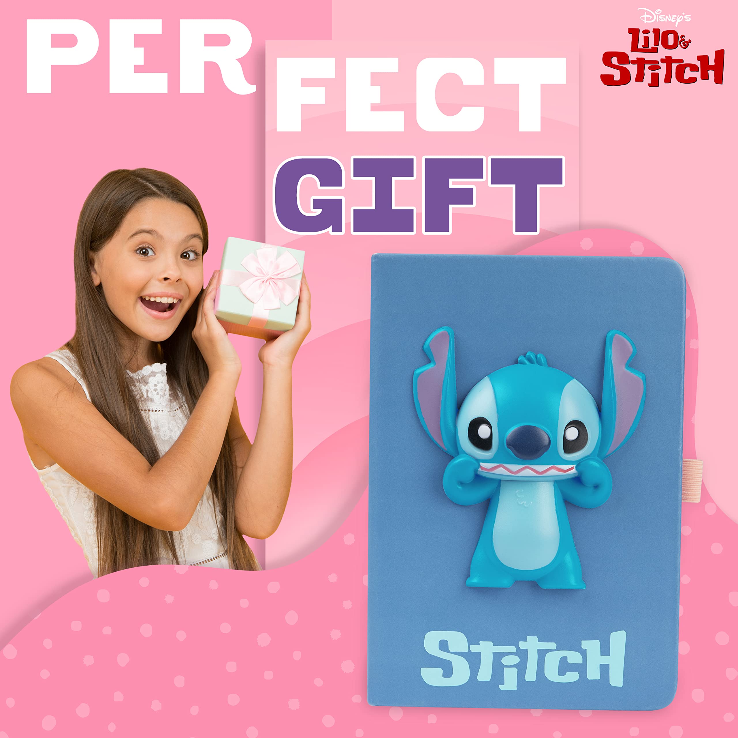 Foto 4 pulgar | Set De Papelería Disney Stitch A5 Con Cuaderno Y Bolígrafo Para Niñas - Venta Internacional.