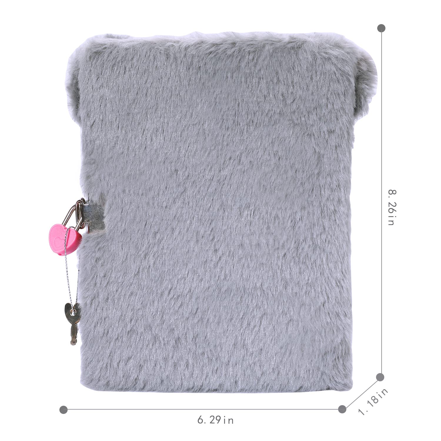 Foto 8 pulgar | Cuaderno Diario Yoytoo Koala De Felpa Con Candado Para Niñas De 5 A 12 Años - Venta Internacional.