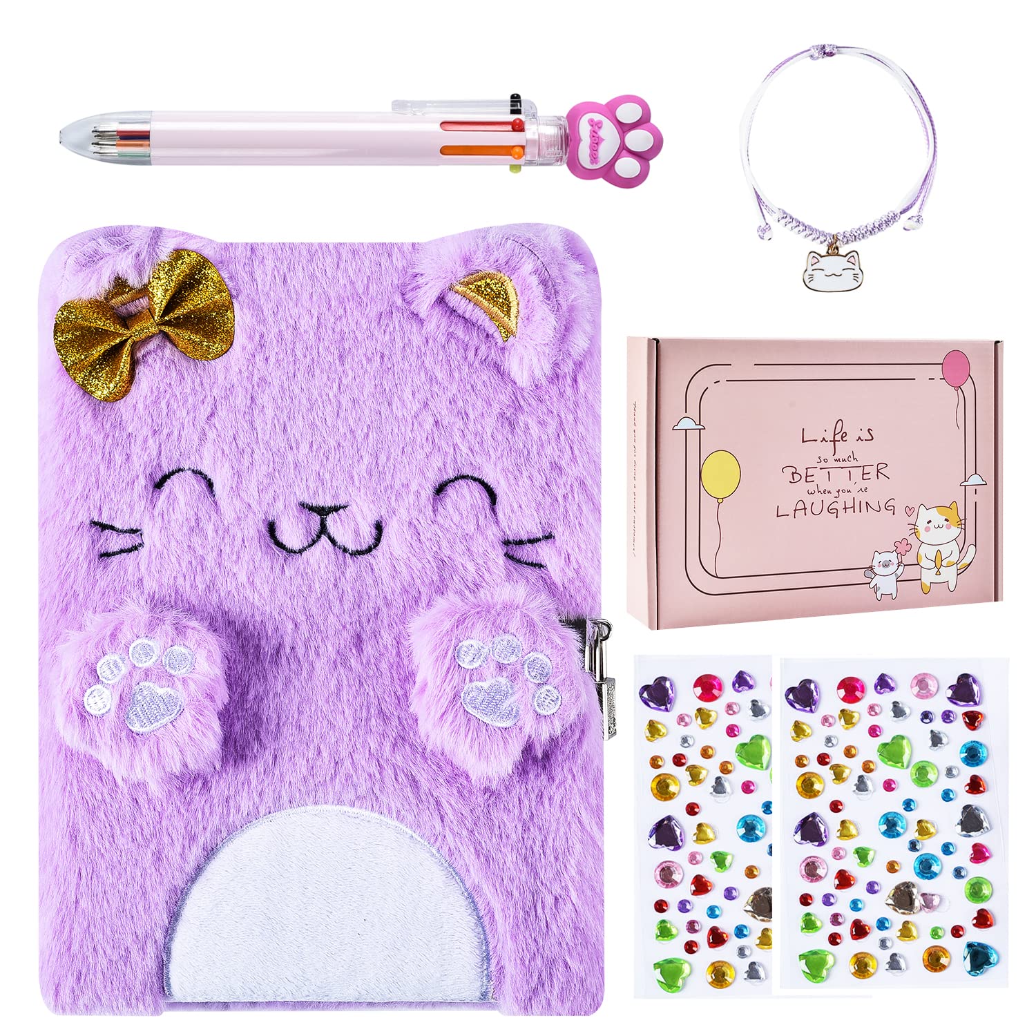Foto 2 pulgar | Agenda Pjdrllc Para Niñas Con Candado Y Llaves, Cuaderno A5 Con Bolígrafo - Venta Internacional.