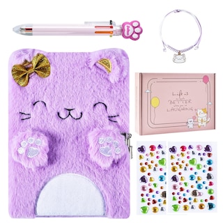 Foto 1 | Agenda Pjdrllc Para Niñas Con Candado Y Llaves, Cuaderno A5 Con Bolígrafo - Venta Internacional.