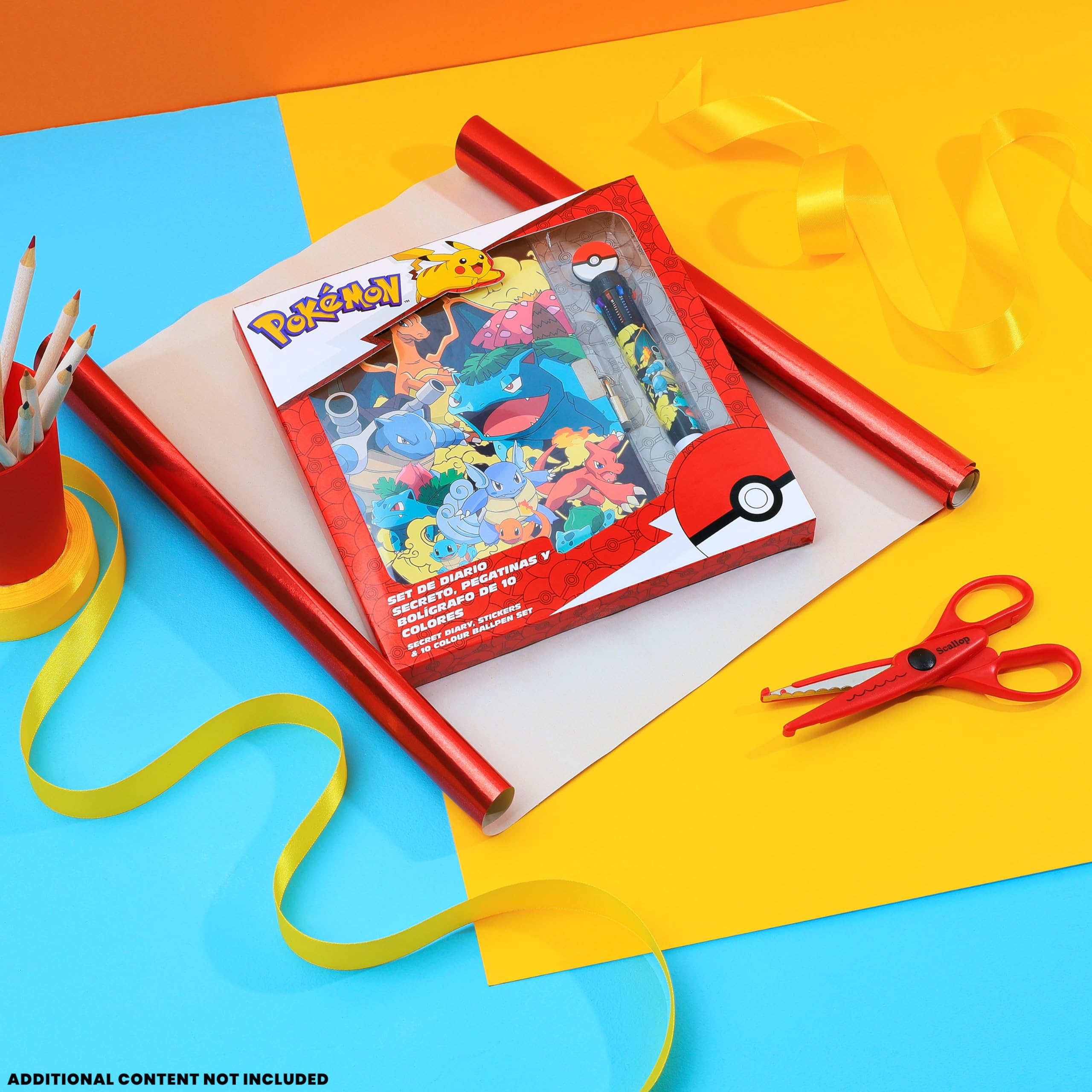 Foto 3 pulgar | Set de Artículos de Papelería Pokémon Kids Diary con Cuaderno - Venta Internacional