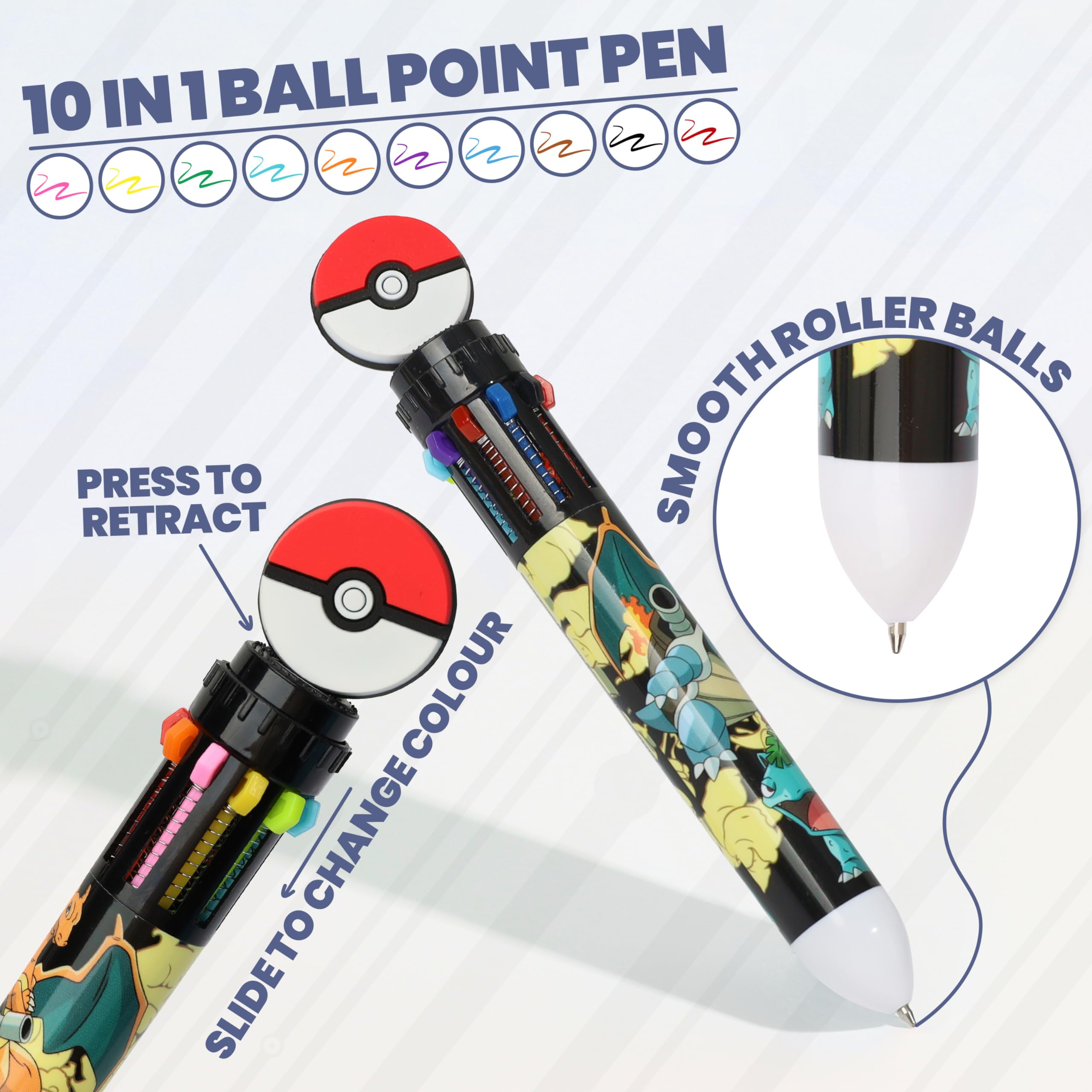 Foto 4 pulgar | Set de Artículos de Papelería Pokémon Kids Diary con Cuaderno - Venta Internacional