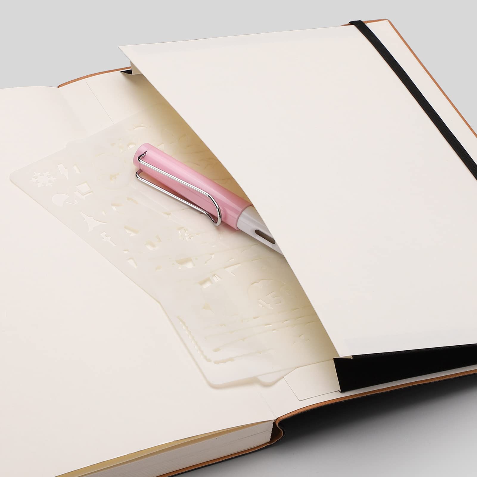Foto 6 pulgar | Cuaderno Cuadriculado AHGXG Tamaño A5 2 Piezas Negro - Venta Internacional