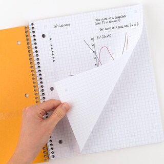 Foto 3 | Cuaderno Five Star Spiral, 1 Tema, Gráfico Rayado, 100 Hojas - Venta Internacional.