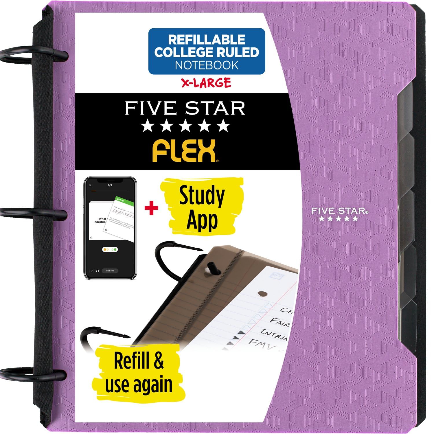 Foto 2 pulgar | Libreta Five Star Morada-Venta Internacional