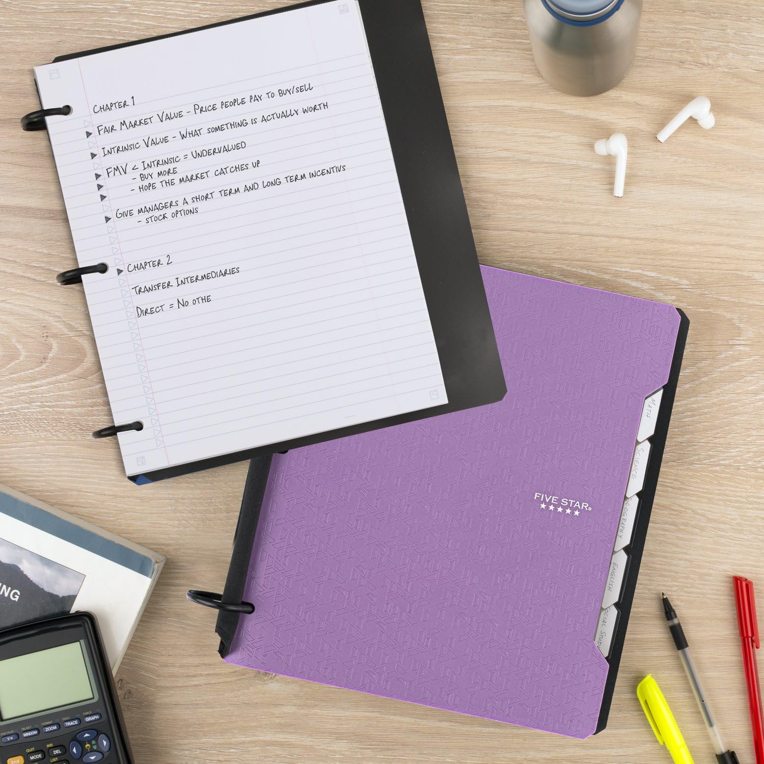 Foto 8 pulgar | Libreta Five Star Morada-Venta Internacional