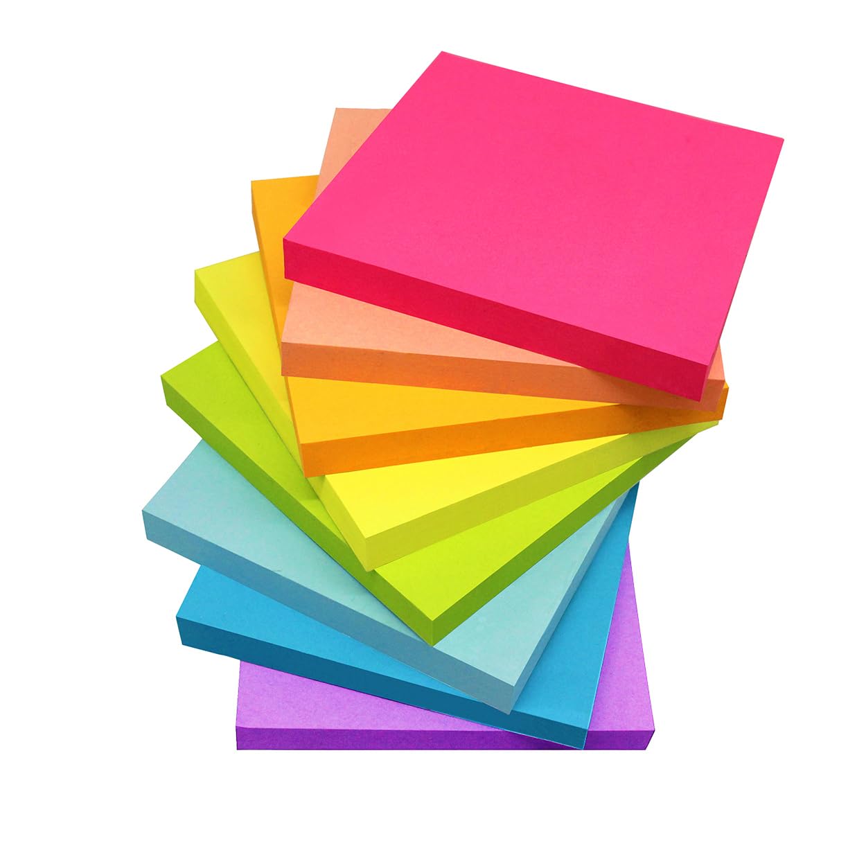 Foto 2 pulgar | Sticky Notes Vanpad 8 X 8 Cm, Colores Brillantes, 16 Blocs Por Paquete - Venta Internacional.