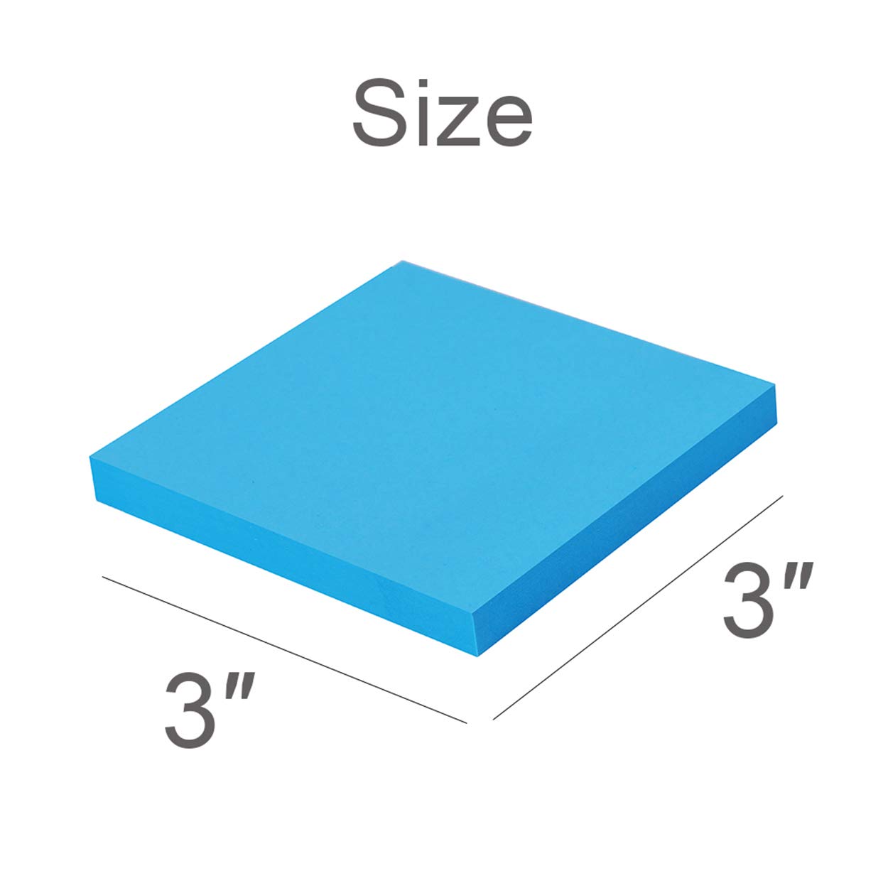 Foto 2 | Sticky Notes Vanpad 8 X 8 Cm, Colores Brillantes, 16 Blocs Por Paquete - Venta Internacional.