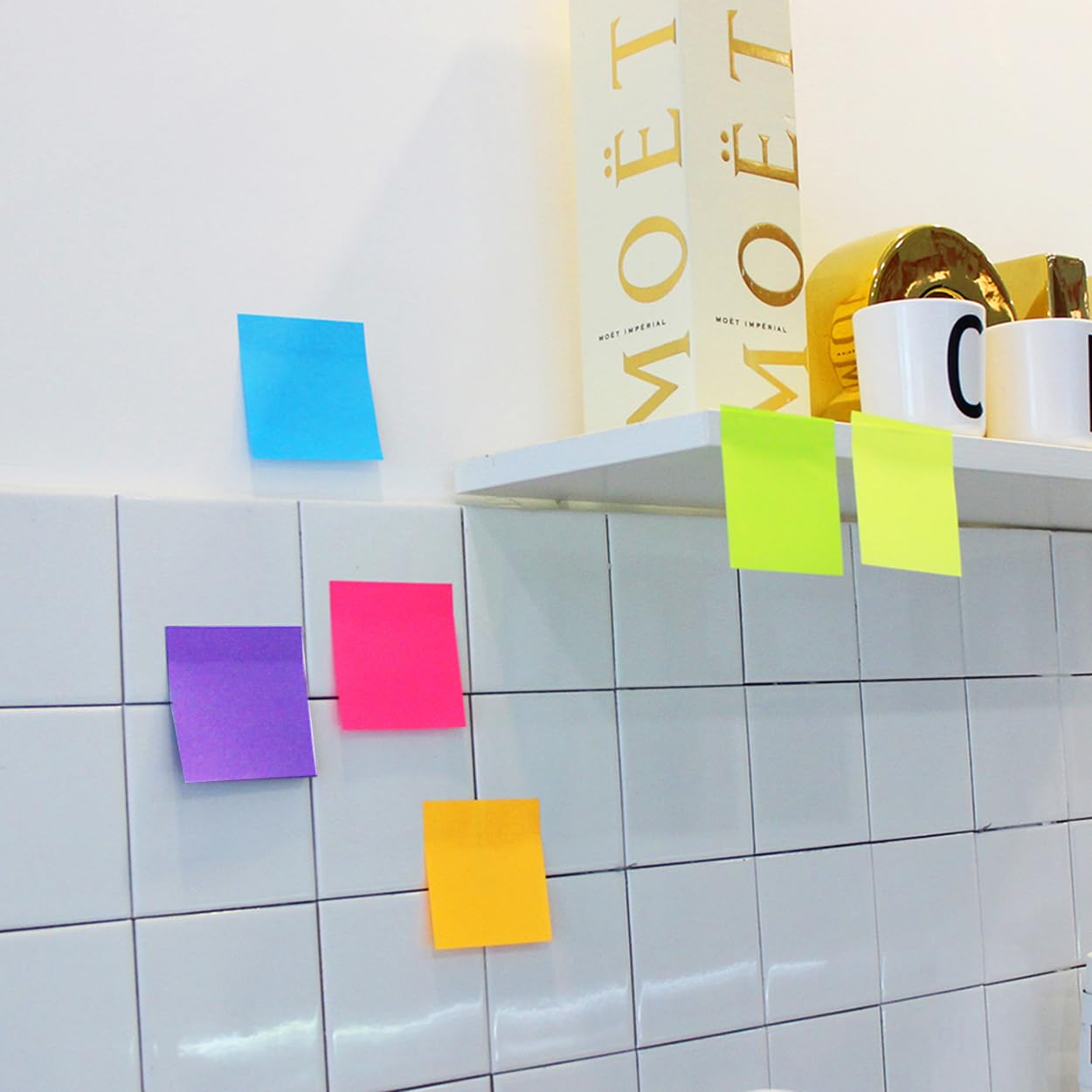Foto 4 | Sticky Notes Vanpad 8 X 8 Cm, Colores Brillantes, 16 Blocs Por Paquete - Venta Internacional.