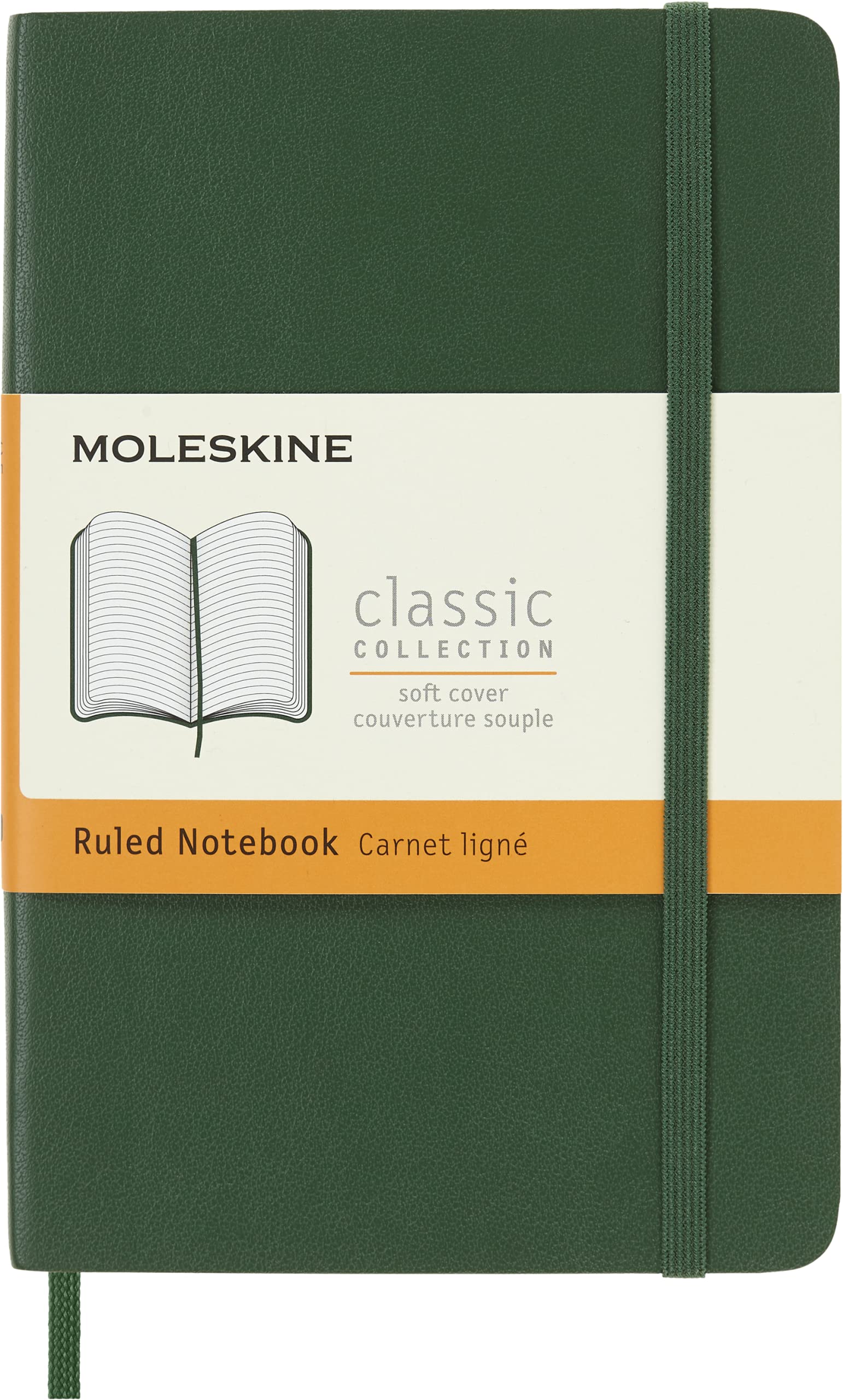 Foto 2 pulgar | Libreta Moleskine Classic con Tapa Blanda Verde Mirto - Venta Internacional