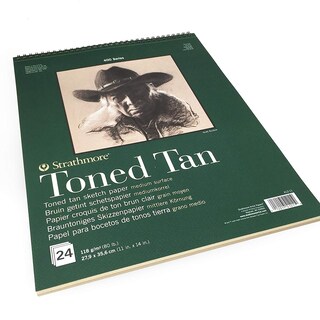 Foto 4 | Bloc de Dibujo Strathmore Serie 400 color Tostado 11 x 14 Pulgadas 24 Hojas - Venta Internacional
