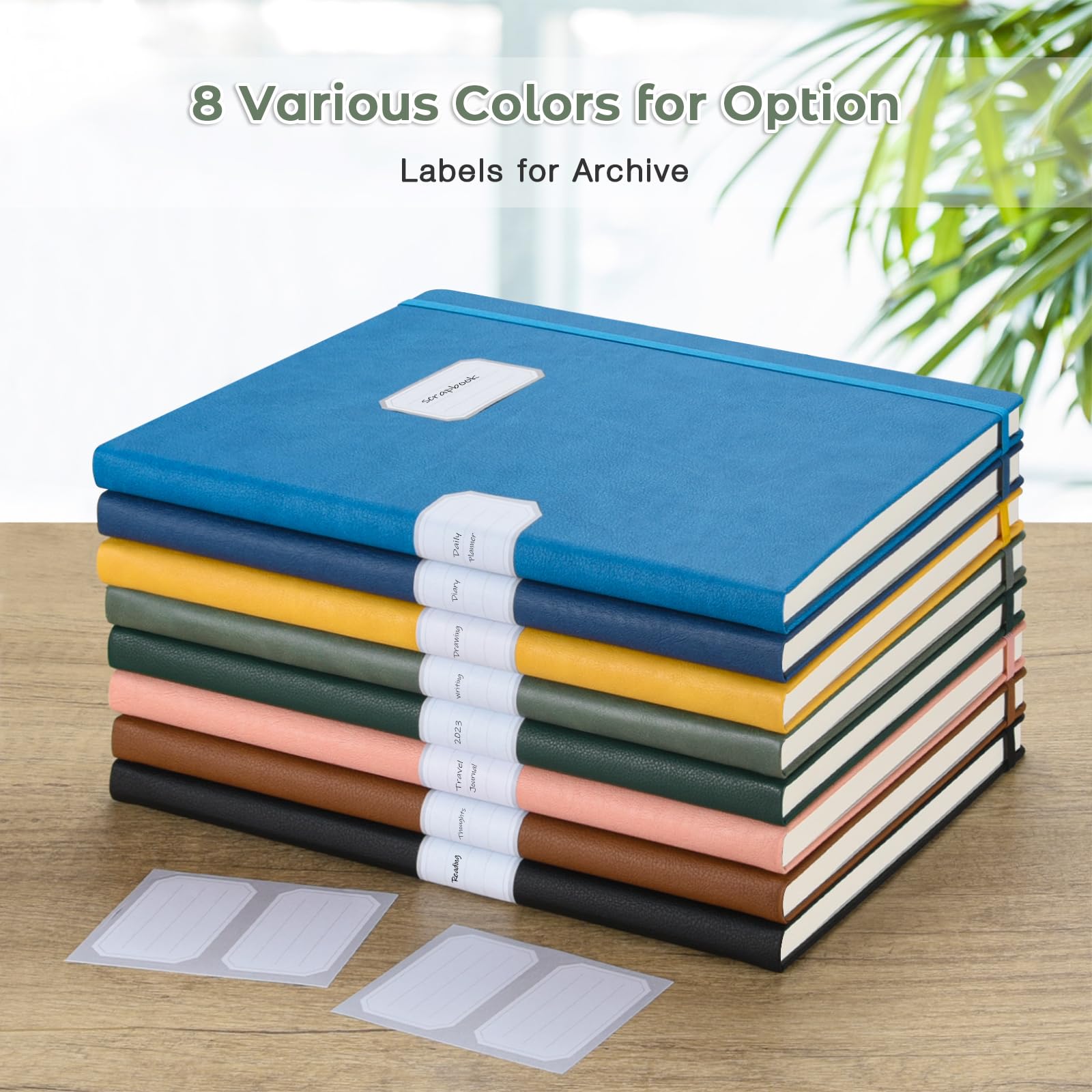 Foto 7 pulgar | Cuaderno de Tapa Dura con Puntos Journal Maleden Verde- Venta Internacional