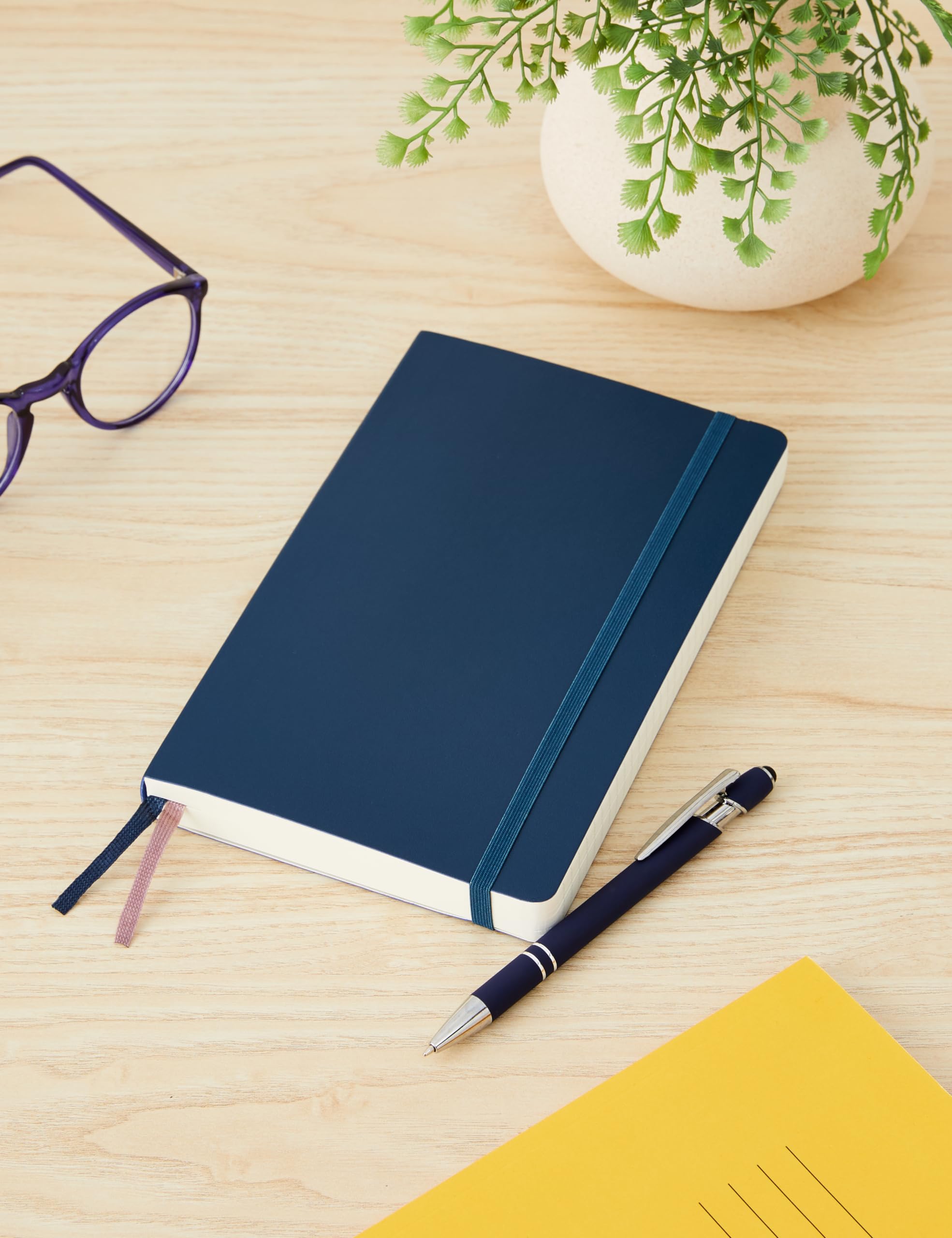 Foto 2 | Cuaderno Moleskine Classic Tapa Blanda Expandida Azul Zafiro 400 Páginas- Venta Internacional