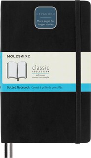 Foto 1 | Cuaderno Moleskine Classic Tapa Blanda Expandida Negro Grande 400 Páginas - Venta Internacional