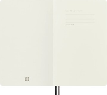 Foto 2 | Cuaderno Moleskine Classic Tapa Blanda Expandida Negro Grande 400 Páginas - Venta Internacional