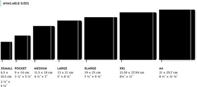 Foto 7 | Cuaderno Moleskine Classic Tapa Blanda Expandida Negro Grande 400 Páginas - Venta Internacional