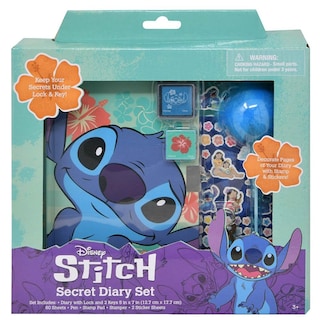 Foto 1 | Diario Disney Stitch con Accesorios - Venta Internacional