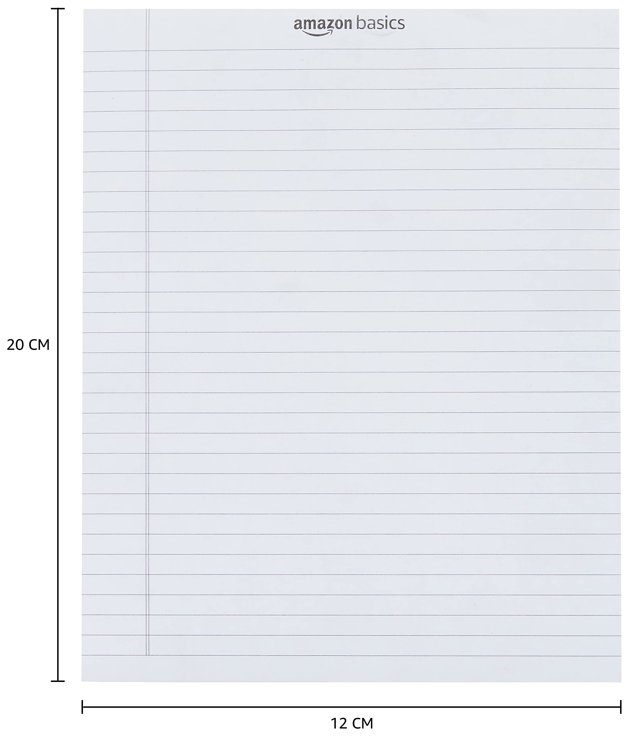 Foto 7 pulgar | Bloc de Notas Amazon Basics con Rayas Estrechas 72 Hojas - Venta Internacional