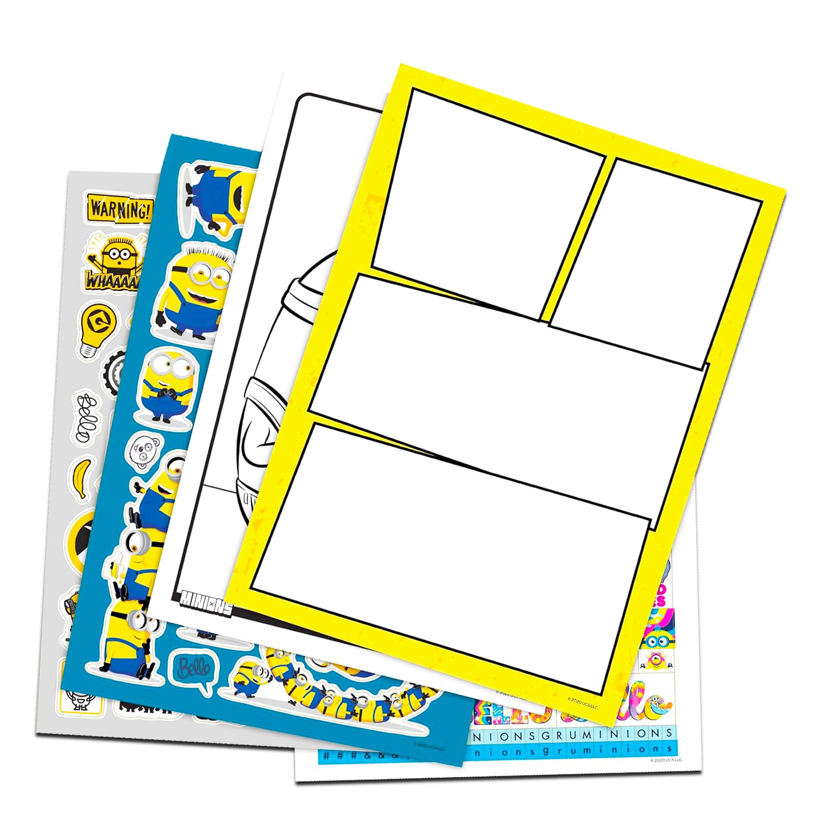 Foto 3 pulgar | Paquete De Libros De Actividades Con Pegatinas Minions Crean A Scene 3+ - Venta Internacional.