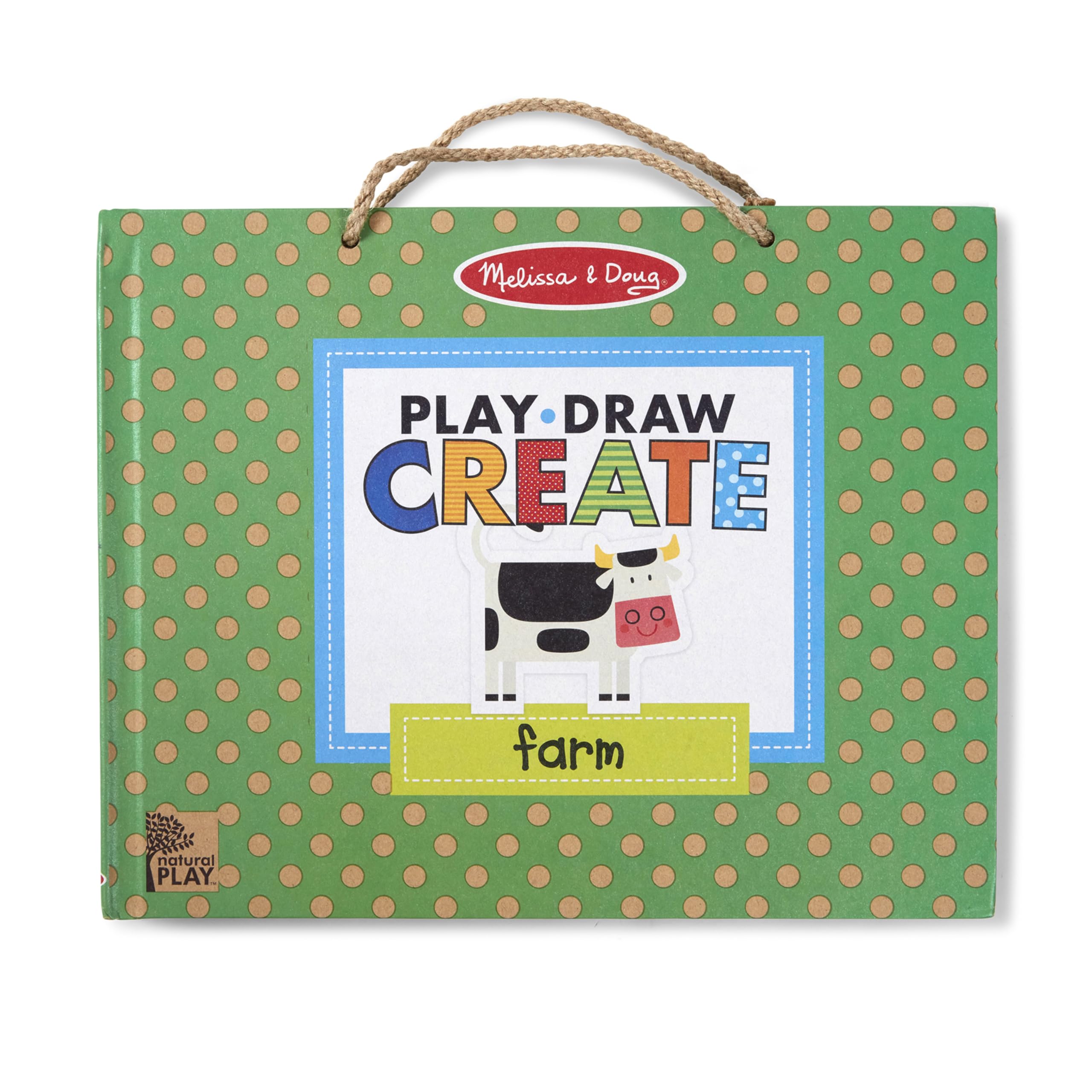 Foto 2 pulgar | Kit De Dibujo E Imanes Melissa & Doug Natural Play Farm - Venta Internacional.