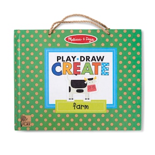 Foto 1 | Kit De Dibujo E Imanes Melissa & Doug Natural Play Farm - Venta Internacional.
