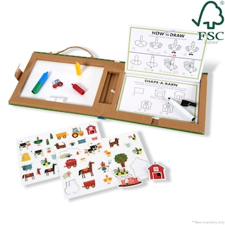 Foto 3 | Kit De Dibujo E Imanes Melissa & Doug Natural Play Farm - Venta Internacional.