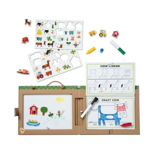 Foto 5 | Kit De Dibujo E Imanes Melissa & Doug Natural Play Farm - Venta Internacional.