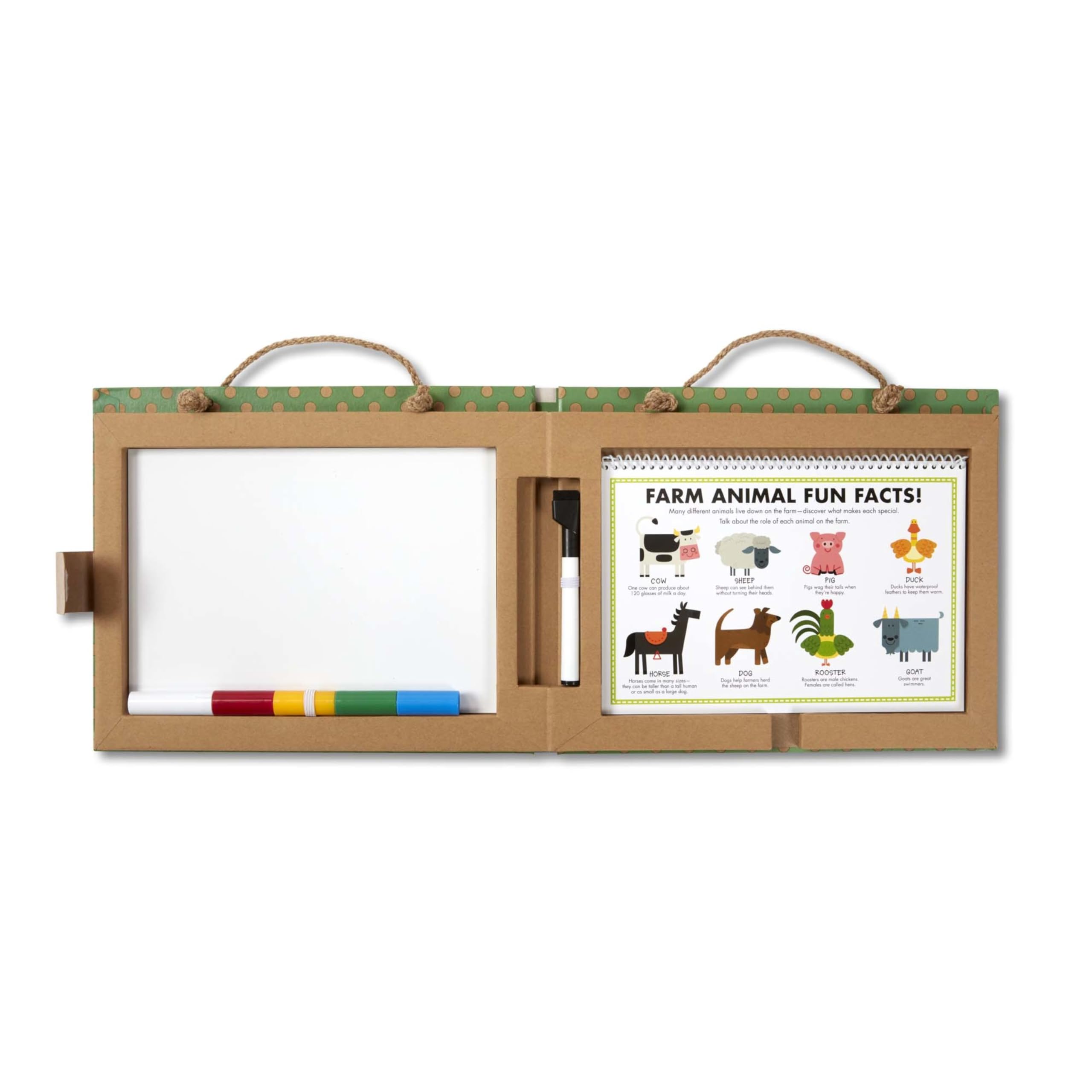 Foto 6 | Kit De Dibujo E Imanes Melissa & Doug Natural Play Farm - Venta Internacional.