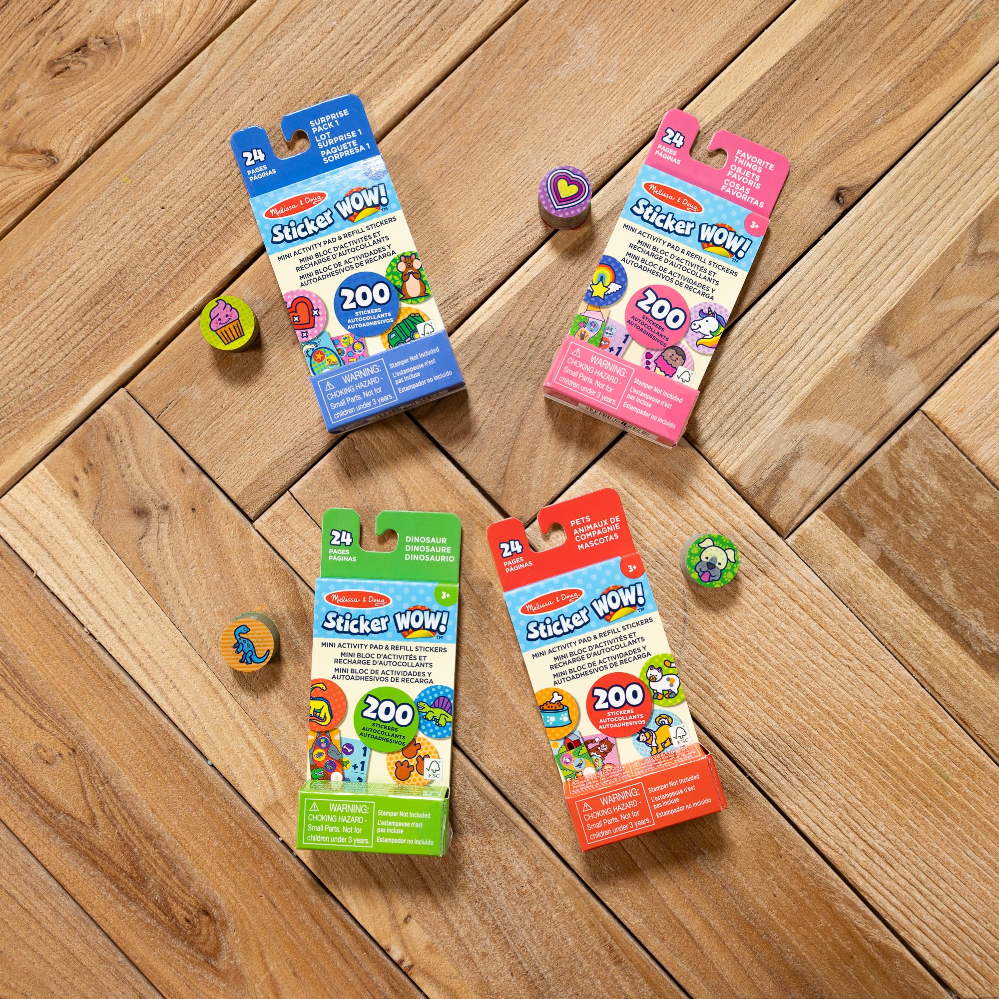Foto 8 pulgar | Pegatina Activity Pad Melissa & Doug, ¡guau! ™ 800 Pegatinas - Venta Internacional.