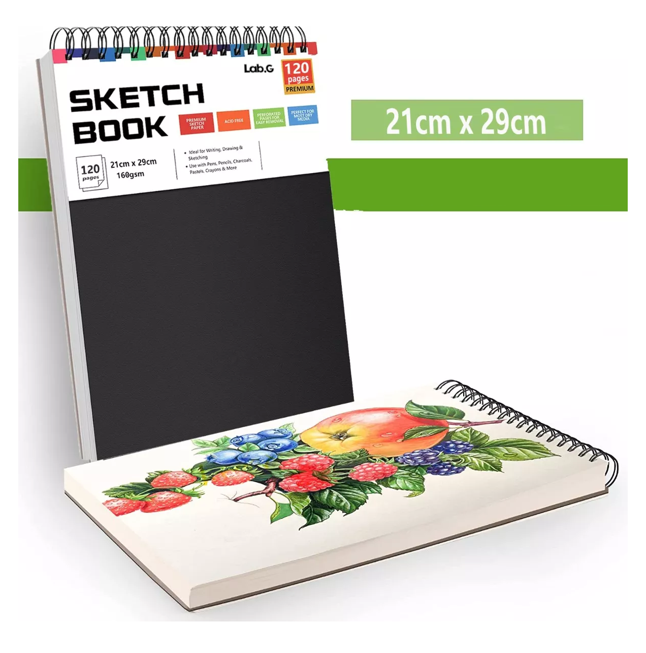 Foto 4 pulgar | Cuaderno A4  Lab.g De Boceto Y Dibujo 120 Páginas, Color B