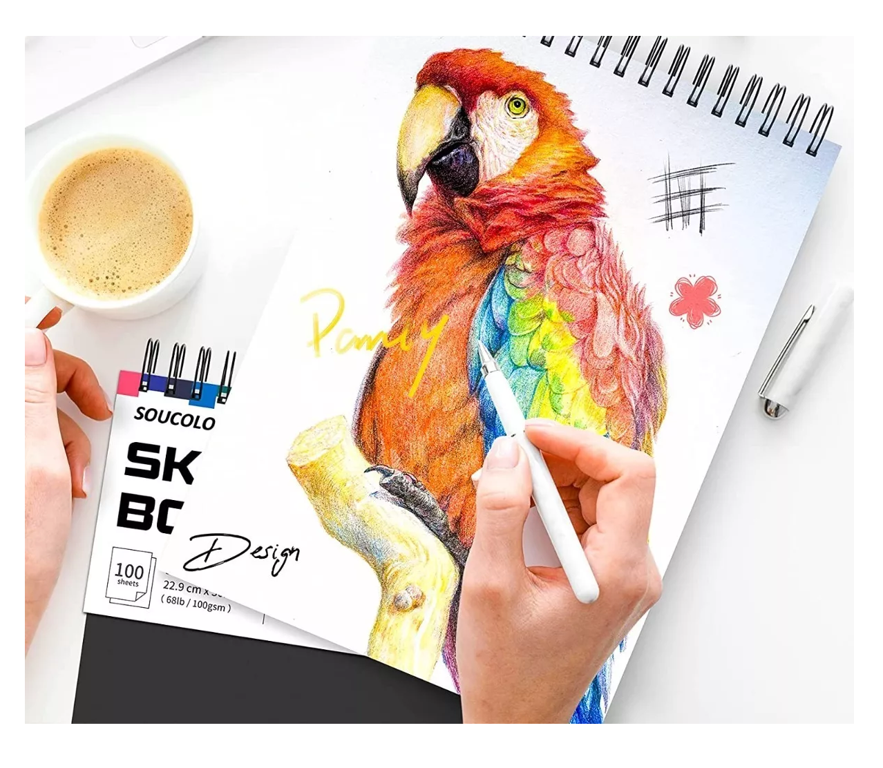 Foto 5 | Cuaderno A4  Lab.g De Boceto Y Dibujo 120 Páginas, Color B