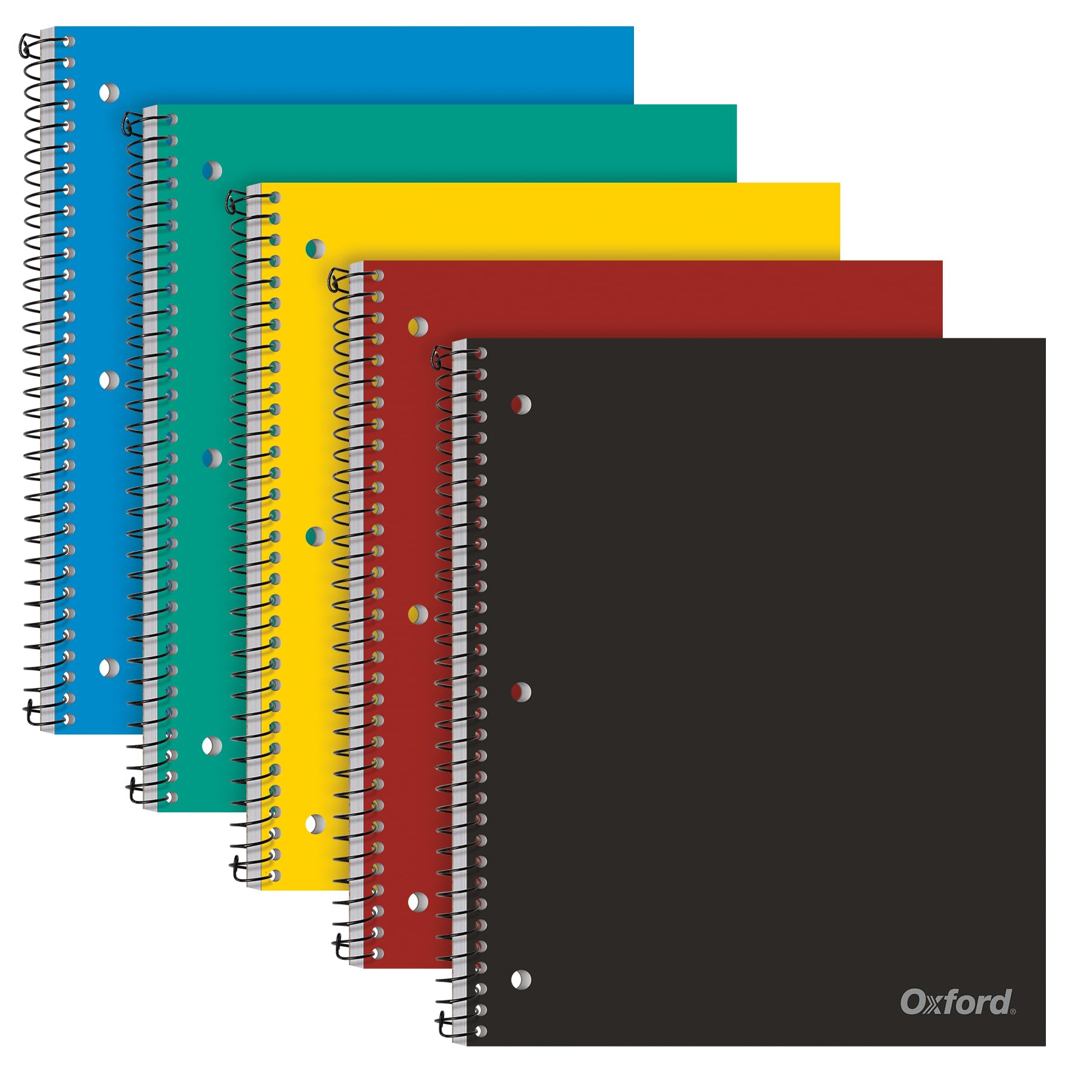 Cuaderno en Espiral Oxford 100 Hojas 5 Piezas - Venta Internacional