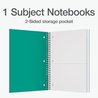 Foto 2 | Cuaderno en Espiral Oxford 100 Hojas 5 Piezas - Venta Internacional