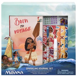 Foto 1 | Diario Disney Moana Sparkling de 60 Hojas + Bolígrafo de Gel + Accesorios - Venta Internacional