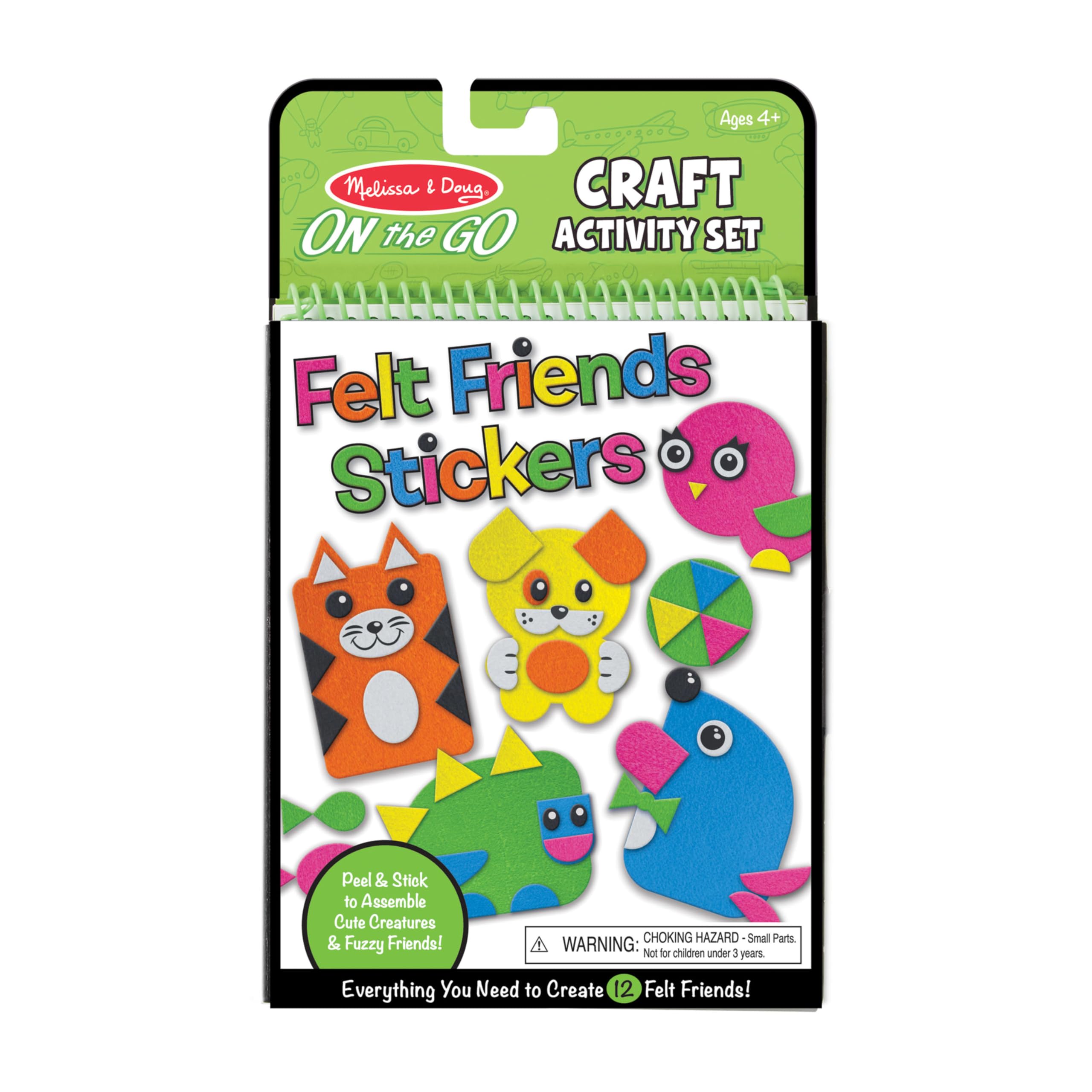 Foto 2 pulgar | Set De Actividades Artesanales Melissa & Doug On The Go Felt Friends - Venta Internacional.