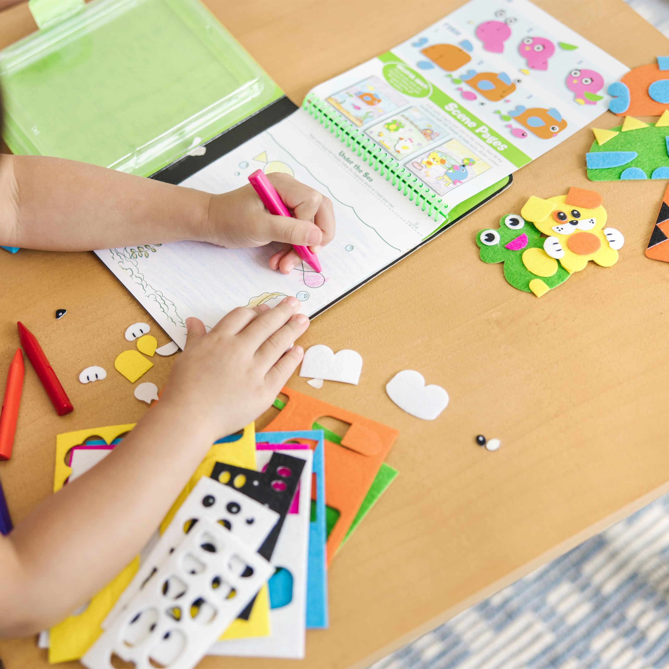 Foto 3 pulgar | Set De Actividades Artesanales Melissa & Doug On The Go Felt Friends - Venta Internacional.