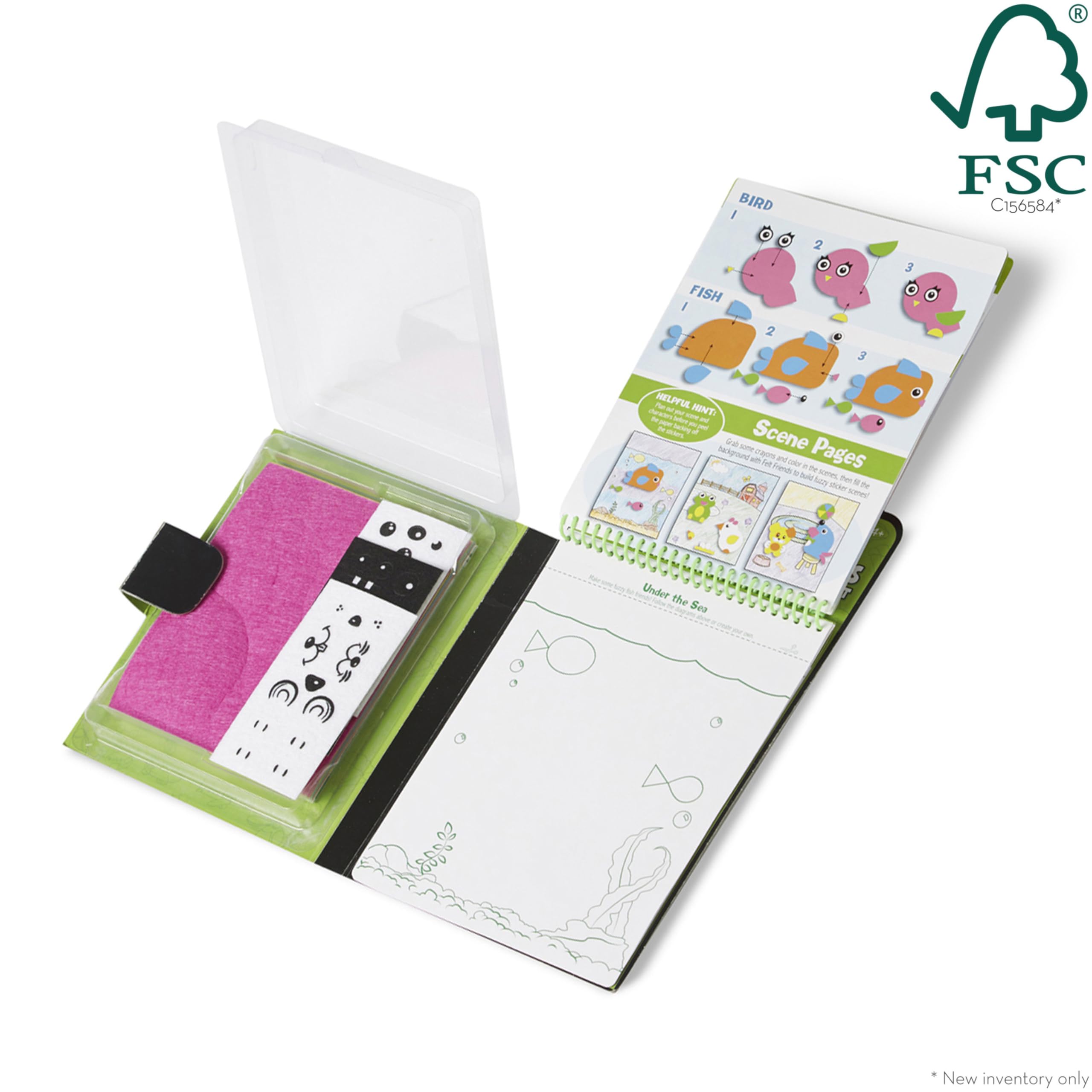 Foto 7 pulgar | Set De Actividades Artesanales Melissa & Doug On The Go Felt Friends - Venta Internacional.