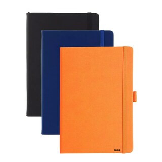 Foto 1 | Bloc De Notas A5 Para Encuadernación, Belug 3 Piezas Negro/azul/naranja