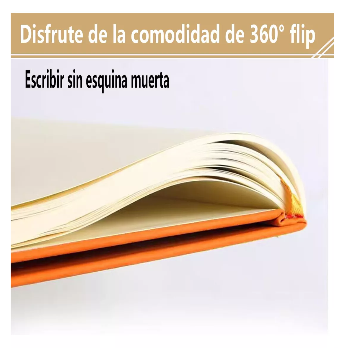 Foto 5 | Bloc De Notas A5 Para Encuadernación, Belug 3 Piezas Negro/azul/naranja