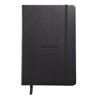 Foto 1 | Libreta Rhodia Webnotebook A5 Rayada En Negro - Venta Internacional.